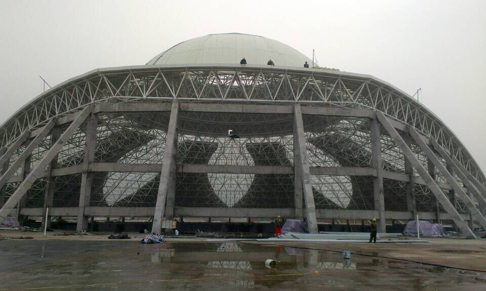 临河温泉馆网架工程